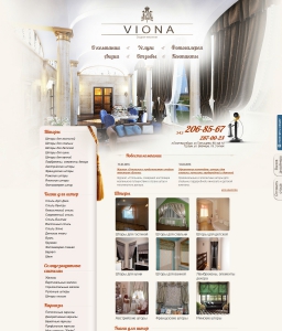 Сайт компании «Viona» www.vionaekb.ru